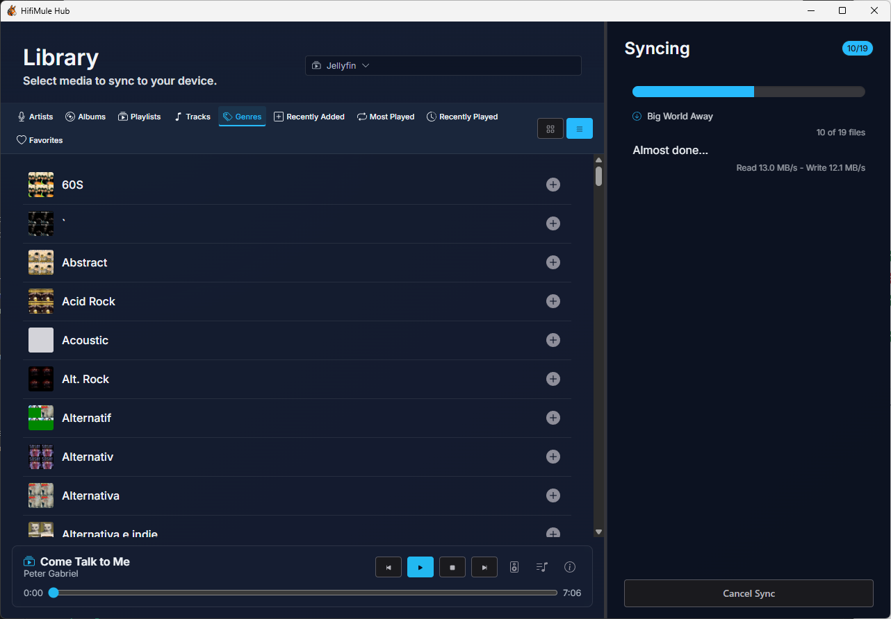 Sync starting state